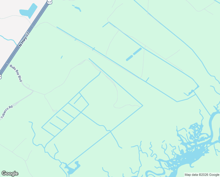 map of restaurants, bars, coffee shops, grocery stores, and more near 789 Bulls Bay Boulevard in Awendaw