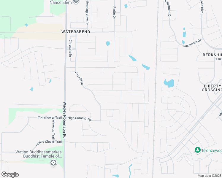 map of restaurants, bars, coffee shops, grocery stores, and more near 500 Braewick Drive in Fort Worth