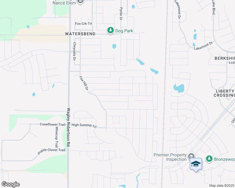 map of restaurants, bars, coffee shops, grocery stores, and more near 420 Braewick Drive in Fort Worth