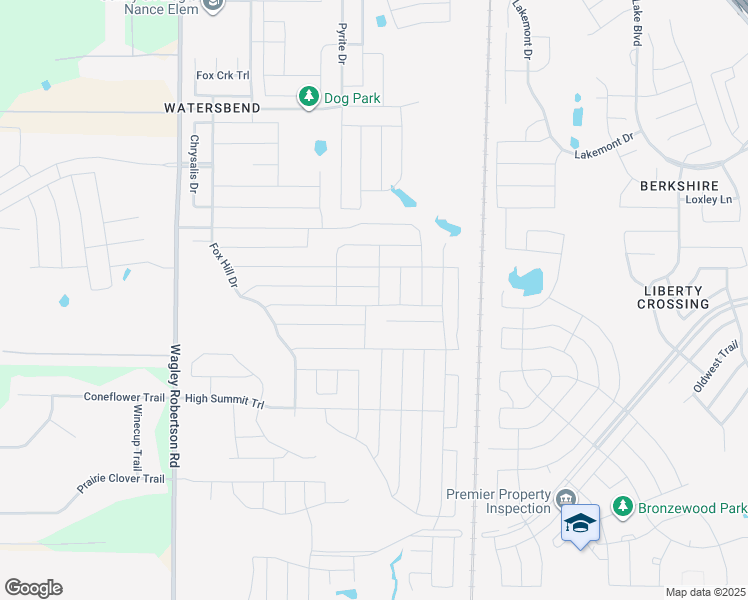 map of restaurants, bars, coffee shops, grocery stores, and more near 344 Braewick Drive in Fort Worth