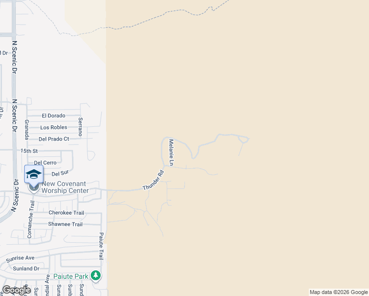 map of restaurants, bars, coffee shops, grocery stores, and more near 3508-3520 Thunder Rd in Alamogordo