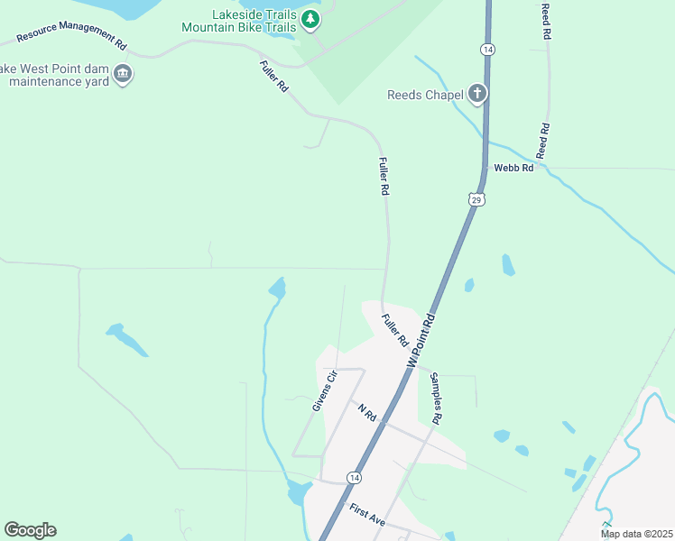 map of restaurants, bars, coffee shops, grocery stores, and more near 69 Jackson Road in West Point
