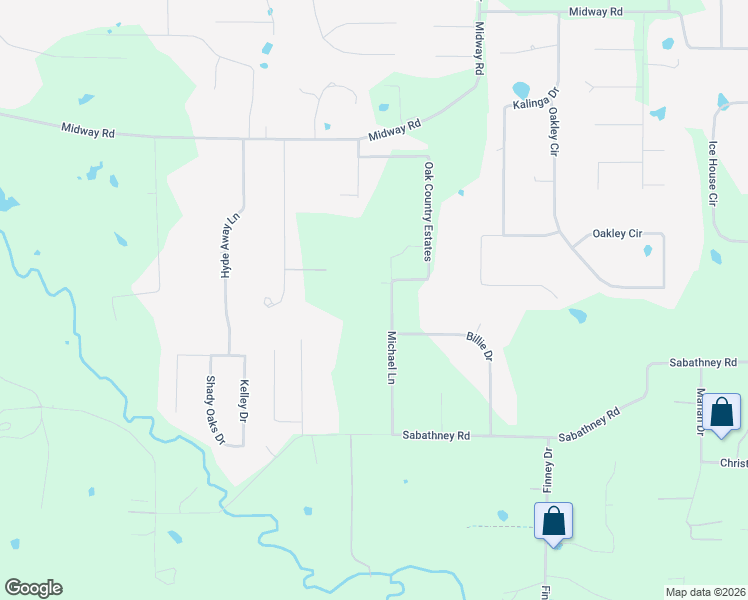 map of restaurants, bars, coffee shops, grocery stores, and more near 1300 Oak Country Estates in Weatherford