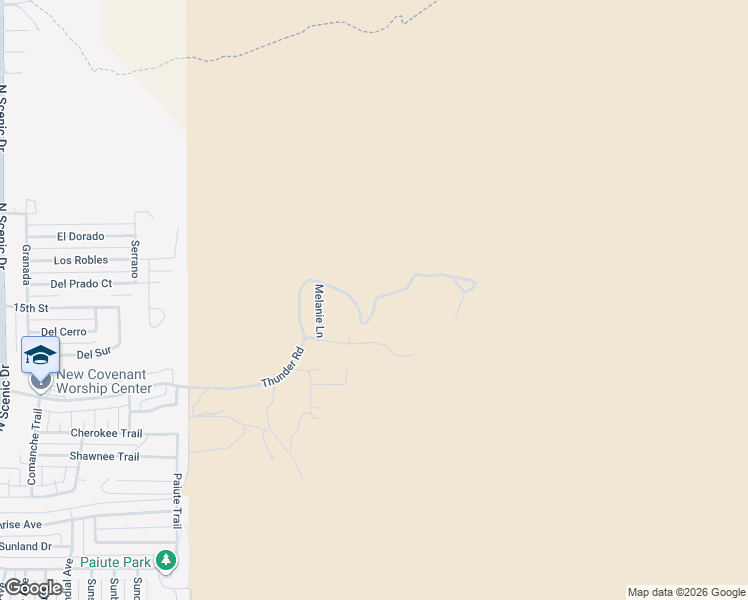 map of restaurants, bars, coffee shops, grocery stores, and more near 3508-3520 Thunder Rd in Alamogordo
