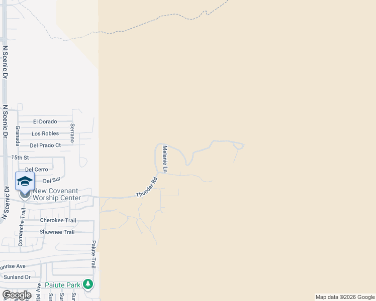 map of restaurants, bars, coffee shops, grocery stores, and more near 3508-3520 Thunder Rd in Alamogordo