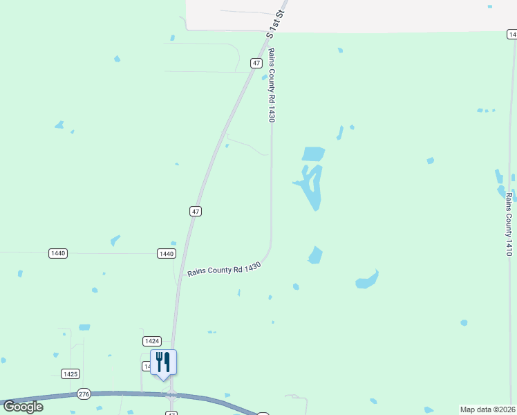 map of restaurants, bars, coffee shops, grocery stores, and more near 603 Rs Cr 1430 in Point