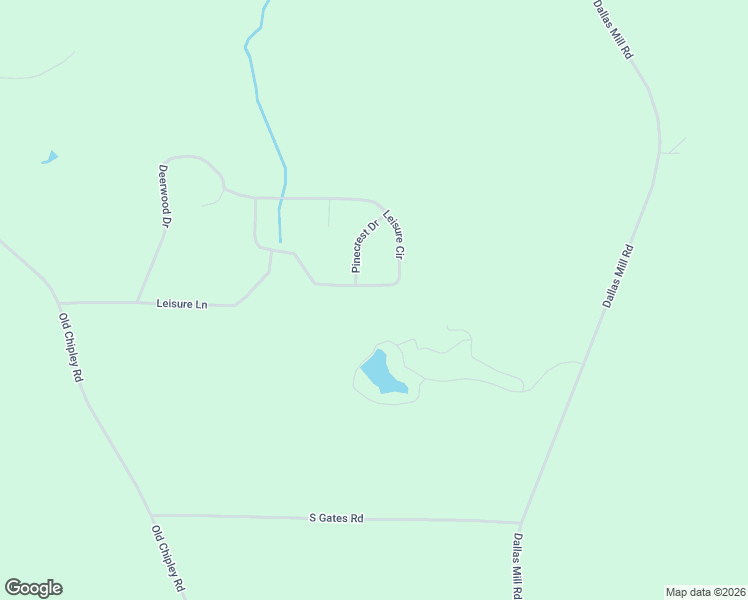 map of restaurants, bars, coffee shops, grocery stores, and more near 120 Leisure Circle in Pine Mountain