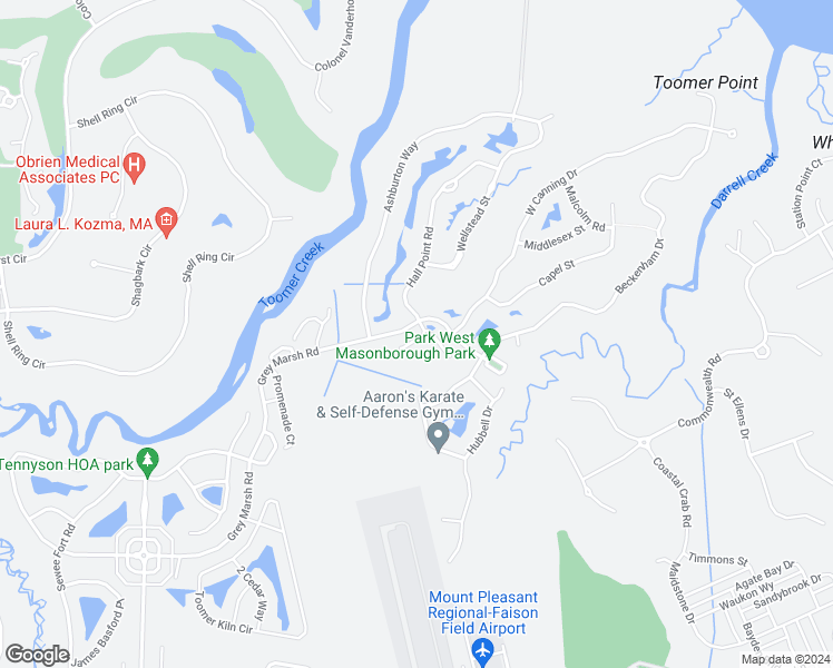 map of restaurants, bars, coffee shops, grocery stores, and more near 3476 Claremont Street in Mount Pleasant