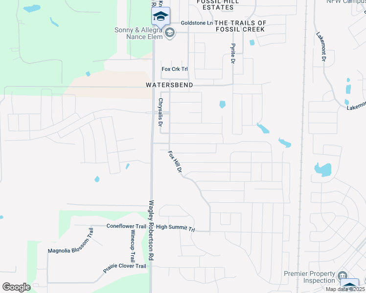 map of restaurants, bars, coffee shops, grocery stores, and more near 629 Bent Oak Drive in Fort Worth