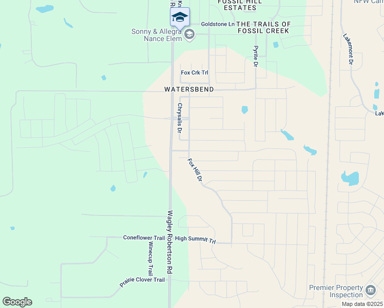 map of restaurants, bars, coffee shops, grocery stores, and more near 649 Bent Oak Drive in Fort Worth
