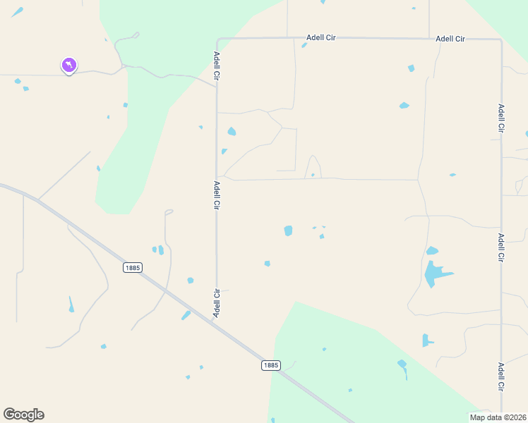 map of restaurants, bars, coffee shops, grocery stores, and more near 3401 Adell Circle in Weatherford