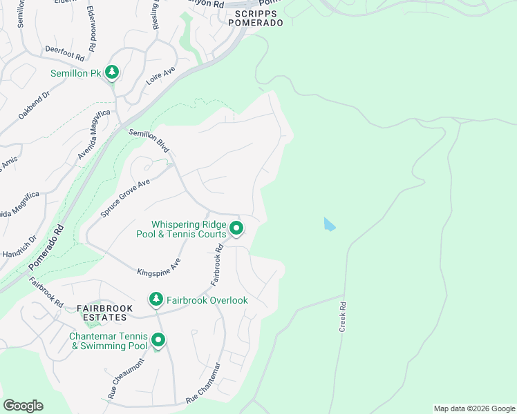 map of restaurants, bars, coffee shops, grocery stores, and more near 10627 Birch Bluff Avenue in San Diego