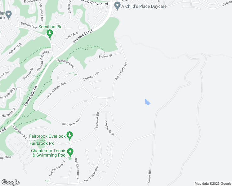 map of restaurants, bars, coffee shops, grocery stores, and more near 10627 Birch Bluff Avenue in San Diego