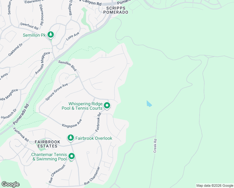 map of restaurants, bars, coffee shops, grocery stores, and more near 10627 Birch Bluff Avenue in San Diego