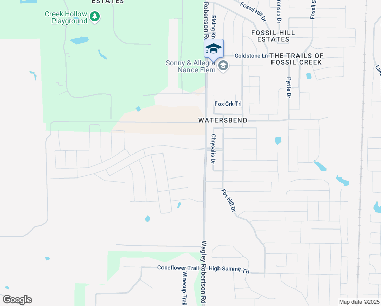 map of restaurants, bars, coffee shops, grocery stores, and more near 9601 Wagley Robertson Road in Fort Worth