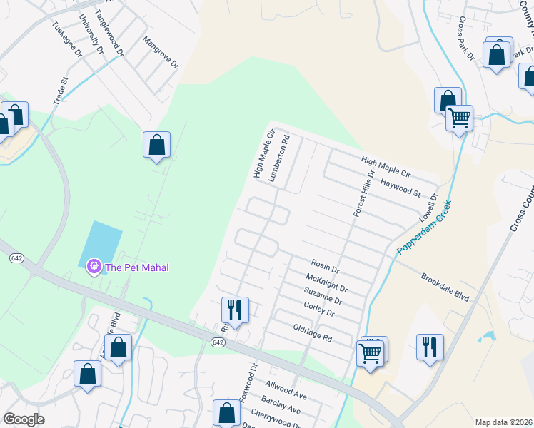 map of restaurants, bars, coffee shops, grocery stores, and more near 7901 Elderberry Circle in North Charleston