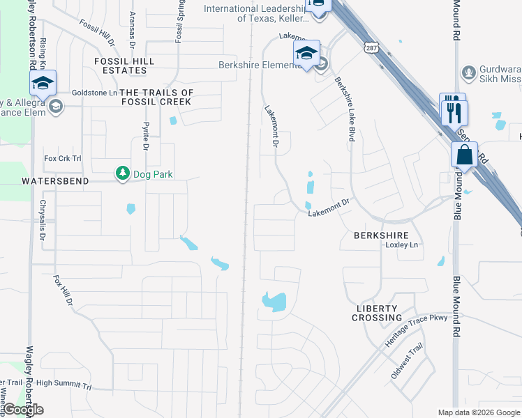 map of restaurants, bars, coffee shops, grocery stores, and more near 109 Arveson Avenue in Fort Worth