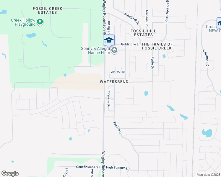 map of restaurants, bars, coffee shops, grocery stores, and more near 10028 Chrysalis Drive in Fort Worth