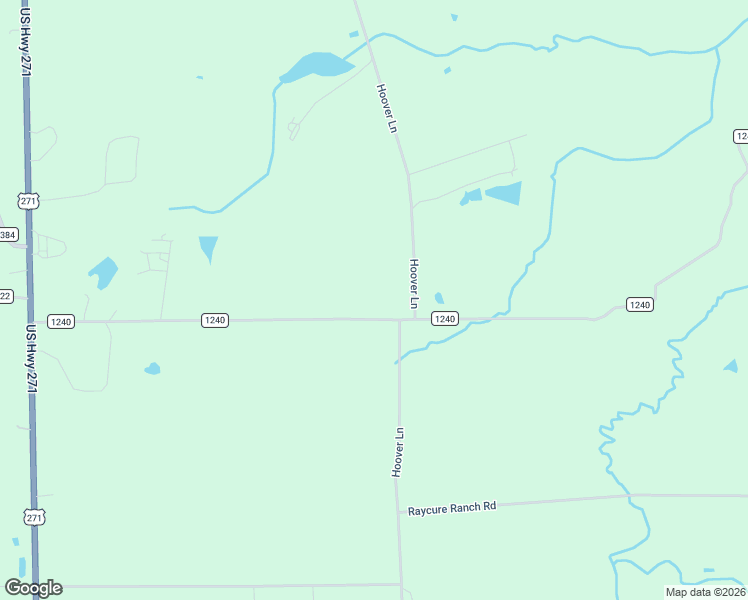 map of restaurants, bars, coffee shops, grocery stores, and more near 844 County Road 1240 in Pittsburg