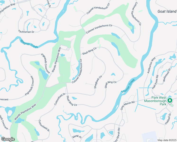 map of restaurants, bars, coffee shops, grocery stores, and more near 2236 Black Oak Court in Mount Pleasant
