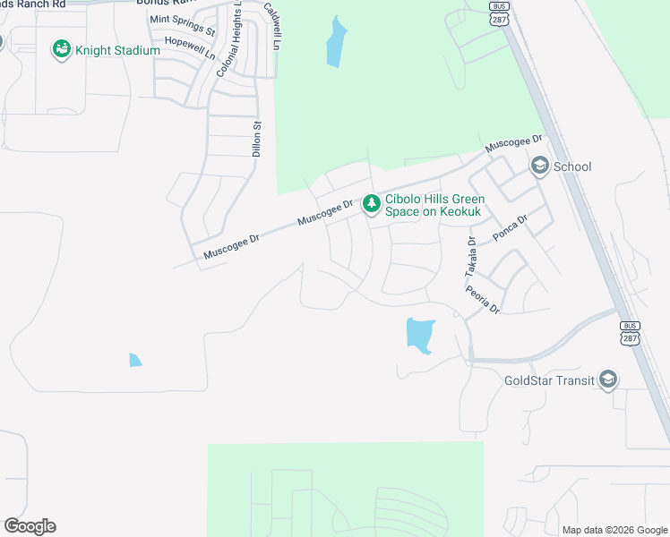 map of restaurants, bars, coffee shops, grocery stores, and more near 10155 North Saginaw Boulevard in Fort Worth