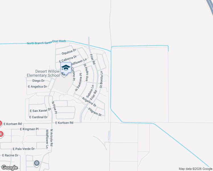 map of restaurants, bars, coffee shops, grocery stores, and more near 1888 Saint David Court in Casa Grande