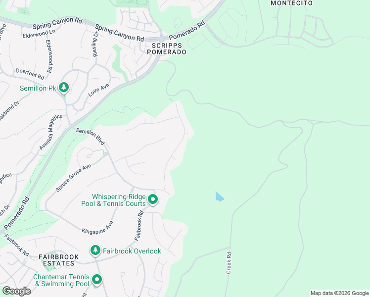 map of restaurants, bars, coffee shops, grocery stores, and more near 12515 Birch Bluff Place in San Diego
