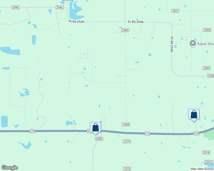 map of restaurants, bars, coffee shops, grocery stores, and more near 1995 Carroll Drive in Quinlan