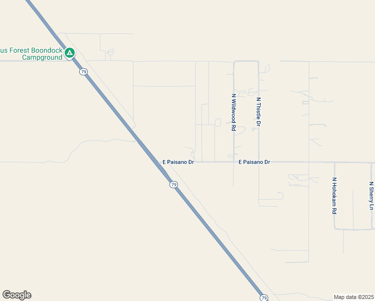 map of restaurants, bars, coffee shops, grocery stores, and more near 25840 East Paisano Drive in Florence