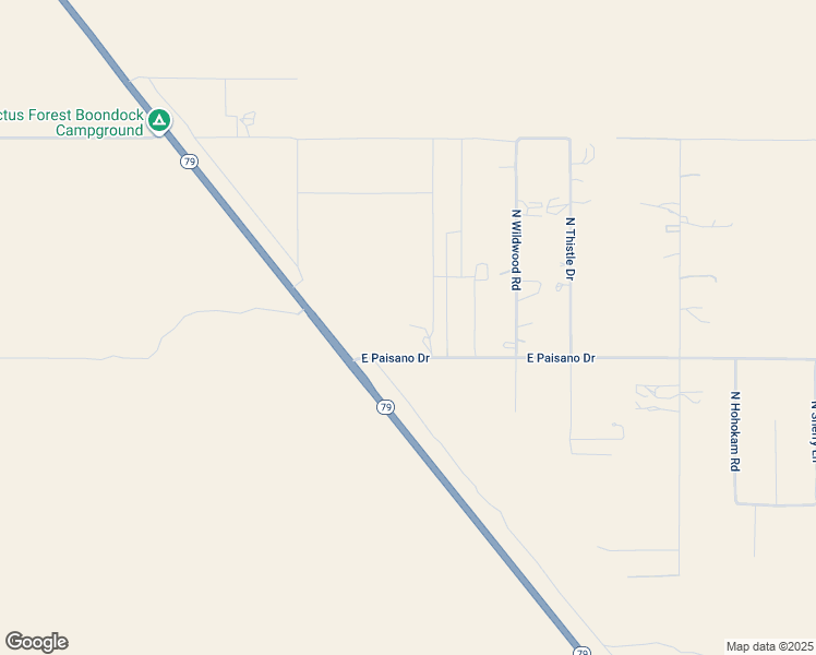 map of restaurants, bars, coffee shops, grocery stores, and more near 25840 East Paisano Drive in Florence