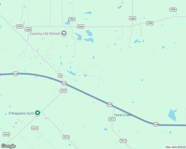 map of restaurants, bars, coffee shops, grocery stores, and more near 9491 Farm to Market 35 in Quinlan