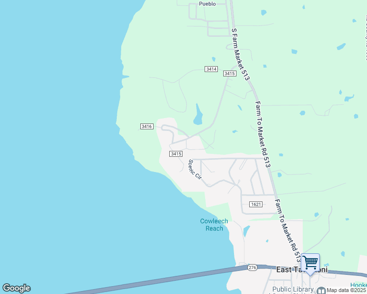 map of restaurants, bars, coffee shops, grocery stores, and more near 4162 Shadow Lane in Lone Oak