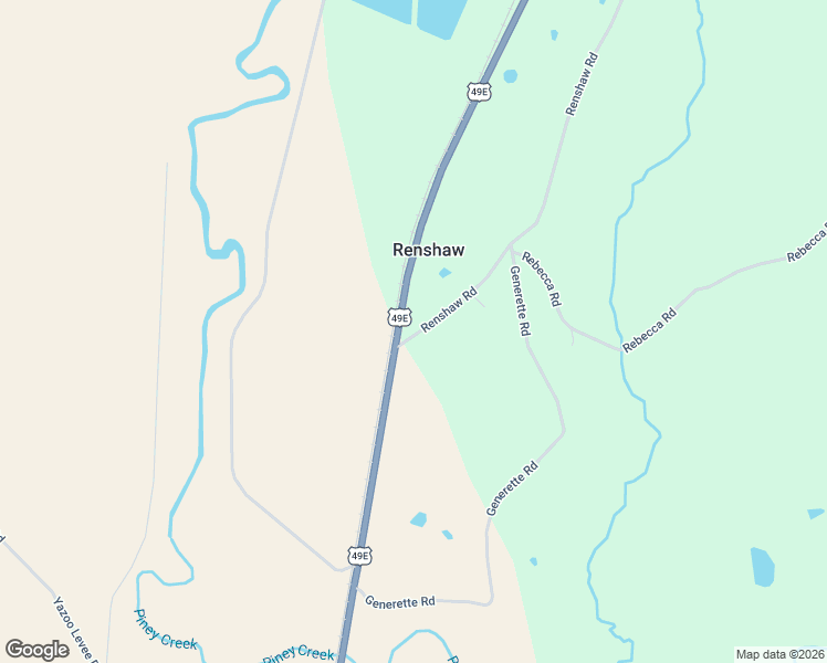 map of restaurants, bars, coffee shops, grocery stores, and more near 5542 U.S. 49E in Yazoo City