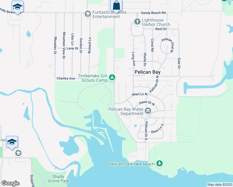 map of restaurants, bars, coffee shops, grocery stores, and more near 1537 Lark Court in Azle