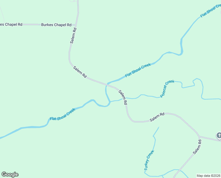 map of restaurants, bars, coffee shops, grocery stores, and more near 1460 Salem Road in Pine Mountain