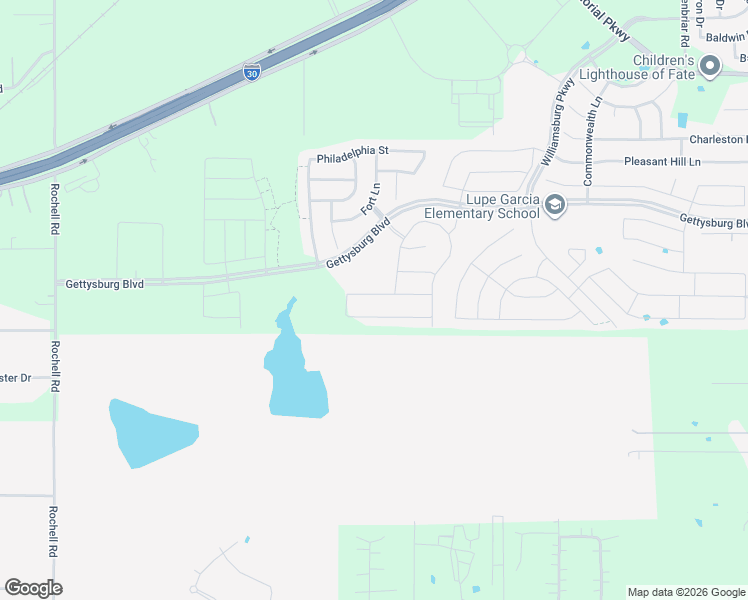 map of restaurants, bars, coffee shops, grocery stores, and more near Industrial Drive in Rockwall