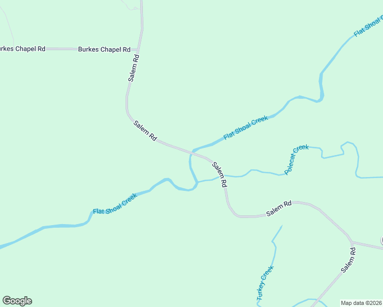 map of restaurants, bars, coffee shops, grocery stores, and more near 1460 Salem Road in Pine Mountain
