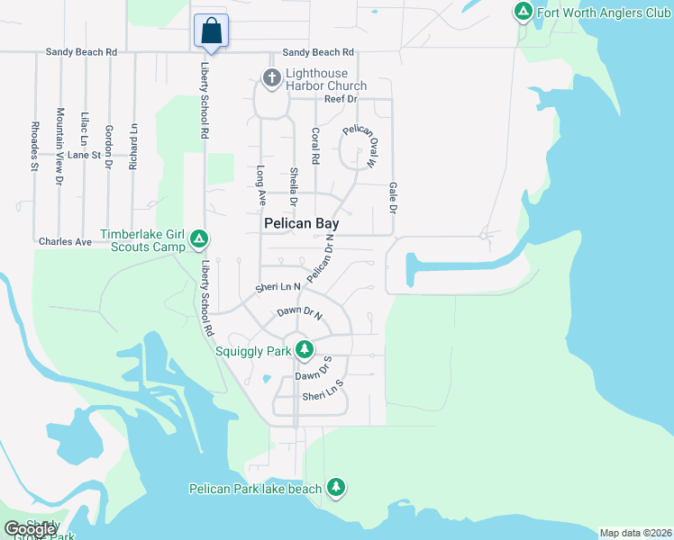 map of restaurants, bars, coffee shops, grocery stores, and more near 1525 Swan Court in Azle
