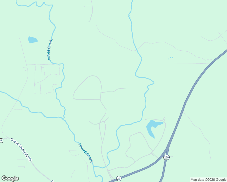 map of restaurants, bars, coffee shops, grocery stores, and more near 106 Providence Ridge Road in Alexander City