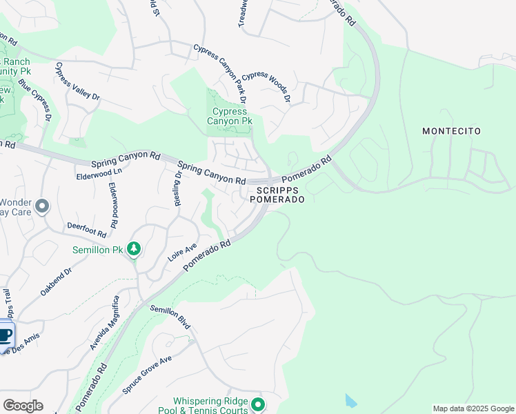 map of restaurants, bars, coffee shops, grocery stores, and more near 10897 Caminito Alto in San Diego