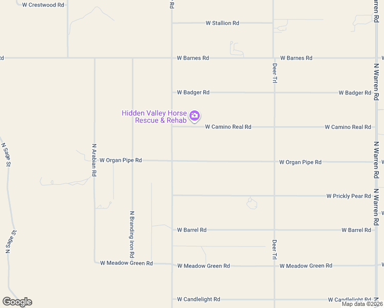 map of restaurants, bars, coffee shops, grocery stores, and more near 54194 West Organ Pipe Road in Maricopa