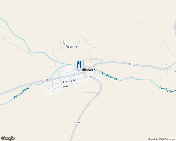 map of restaurants, bars, coffee shops, grocery stores, and more near in Hillsboro