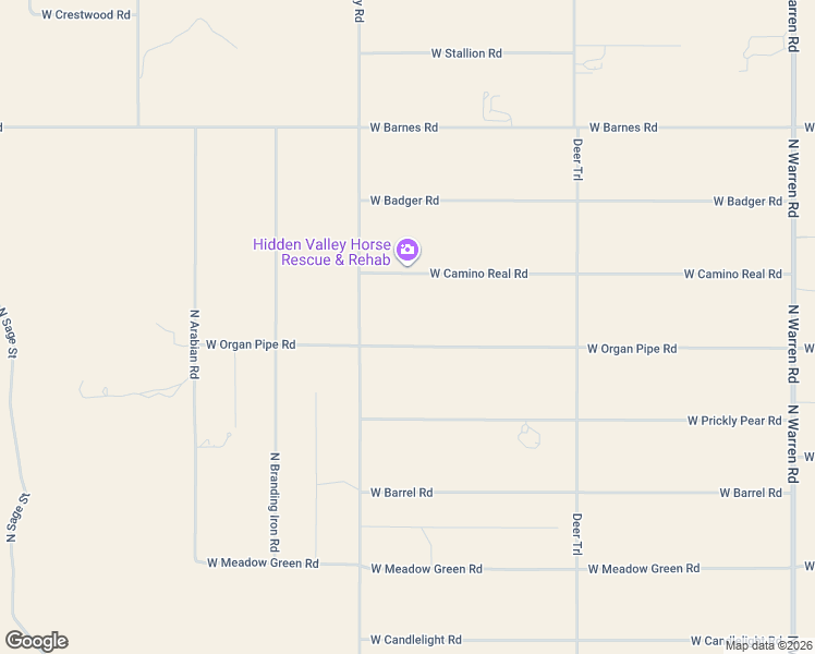 map of restaurants, bars, coffee shops, grocery stores, and more near 54194 West Organ Pipe Road in Maricopa