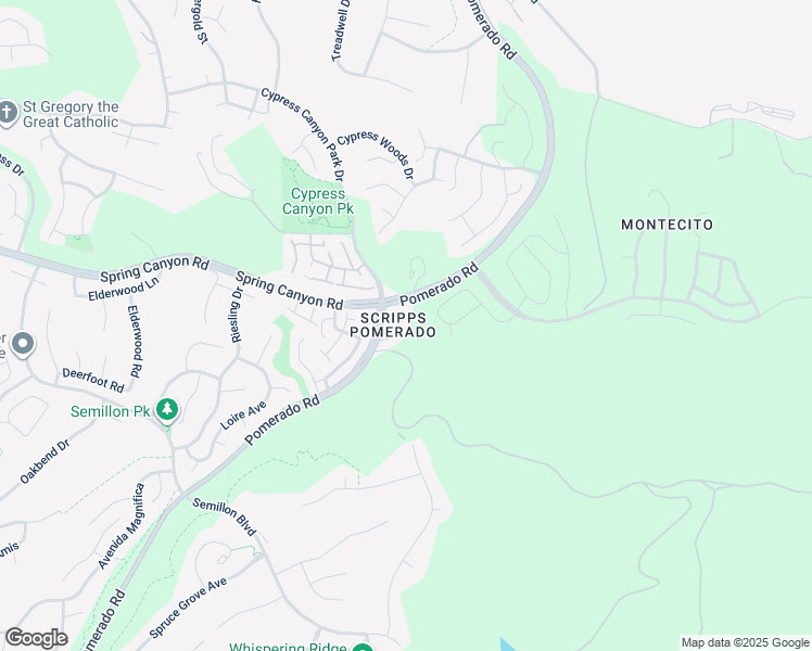 map of restaurants, bars, coffee shops, grocery stores, and more near 11373 Vista Elevada in San Diego