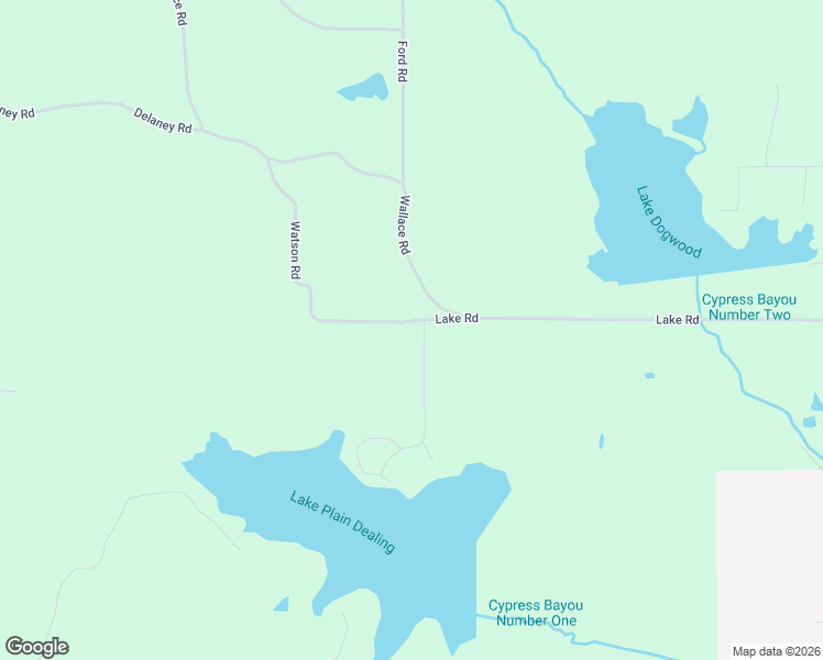 map of restaurants, bars, coffee shops, grocery stores, and more near 308-364 Lake Road in Plain Dealing