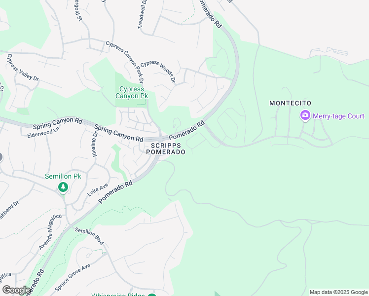 map of restaurants, bars, coffee shops, grocery stores, and more near 12647 Westly Lane in San Diego