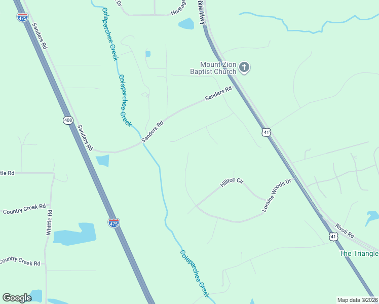 map of restaurants, bars, coffee shops, grocery stores, and more near 416 Loraine Woods Drive in Macon