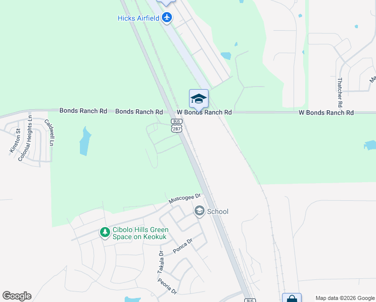 map of restaurants, bars, coffee shops, grocery stores, and more near 11449 North Saginaw Boulevard in Fort Worth