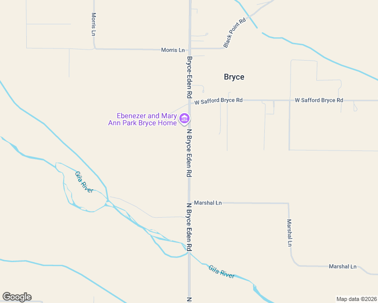 map of restaurants, bars, coffee shops, grocery stores, and more near 6552 Bryce Road in Pima