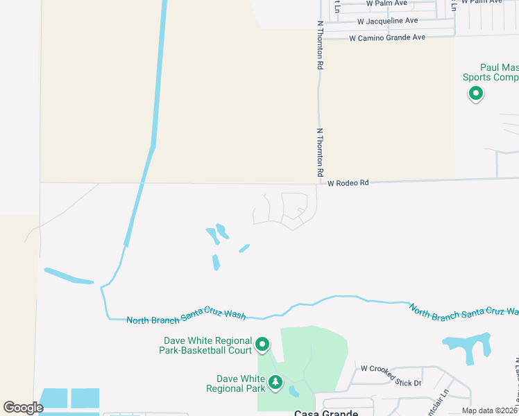 map of restaurants, bars, coffee shops, grocery stores, and more near 1073 North Greyhawk Loop in Casa Grande